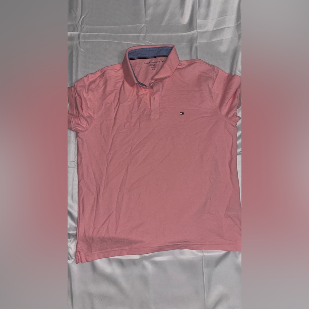 Tommy Hilfiger Pink Polo Shirt